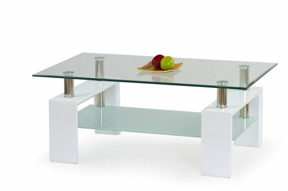 Halmar Konferenčný stôl Diana H - obdĺžnik, biela